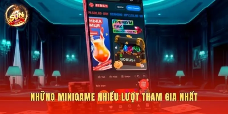 Những minigame nhiều lượt tham gia nhất